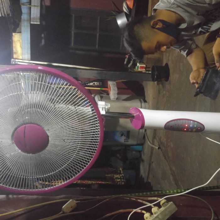 Service kipas angin maspion F-1627 RC masalah , Kipas angin mati total
