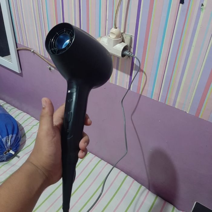 Service hairdryer Glamfinity Super ionic air dryer model GH-501 masalah , Kabel Rusak