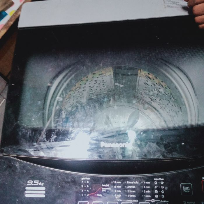 Service mesin cuci panasonic NA-f95mb1 masalah , Mesin cuci mati total