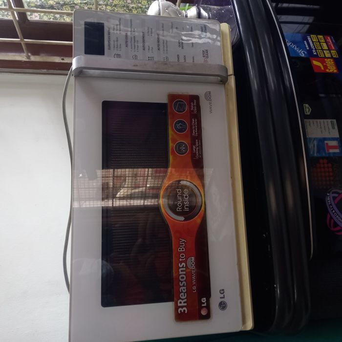 Service microwave LG Ms2347arw masalah , Microwave mati total atau sulit dinyalakan