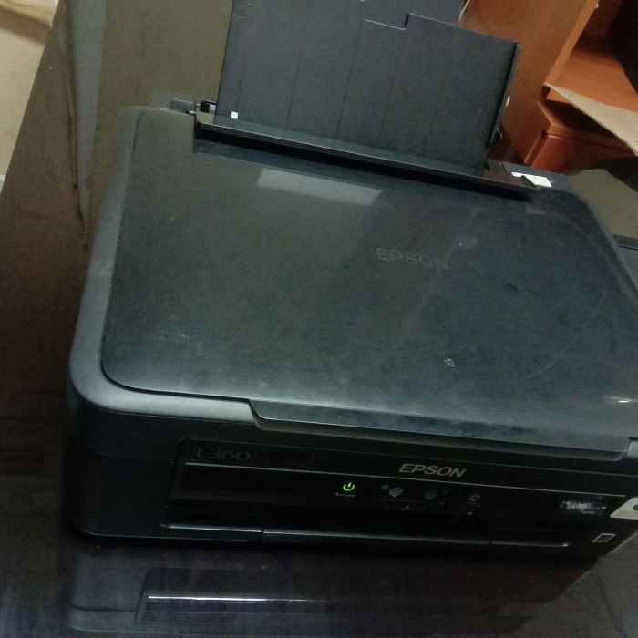 Service printer Epson L360 masalah Printer Macet   Kertas Miring