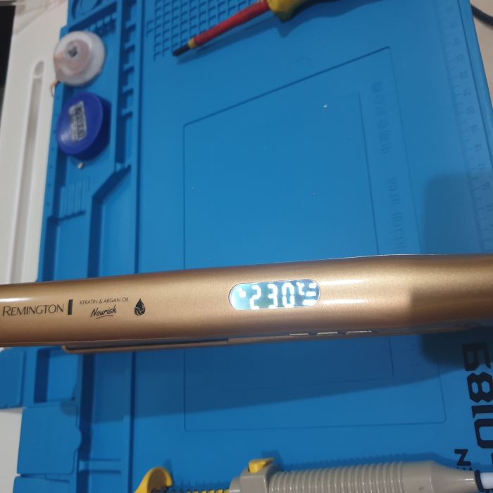 Service catokan Remington S7500 / Keratin  Ragan Oil masalah , tombol on off rusak