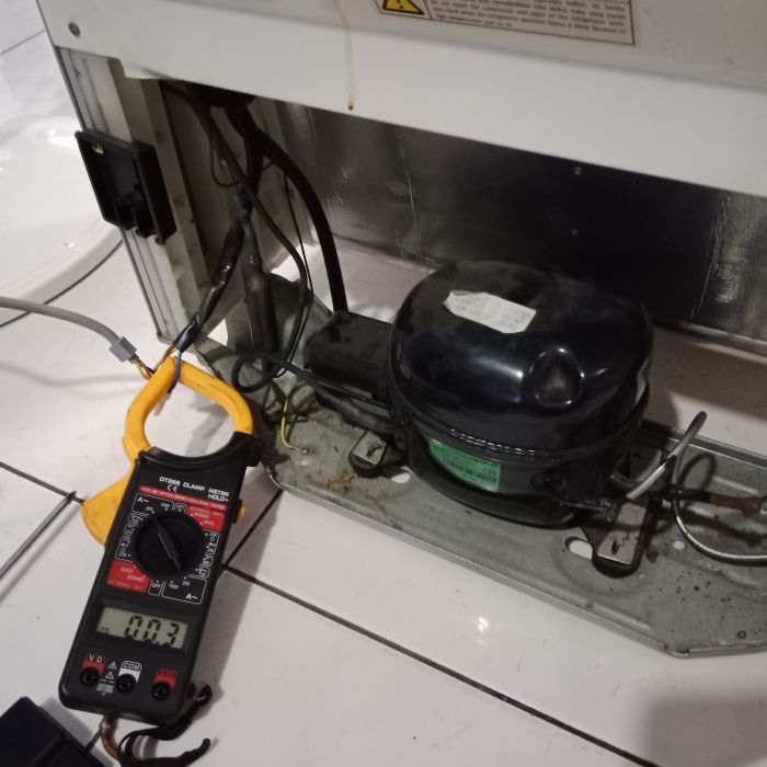 Service kulkas Toshiba Glacio masalah , Kulkas tidak terasa dingin