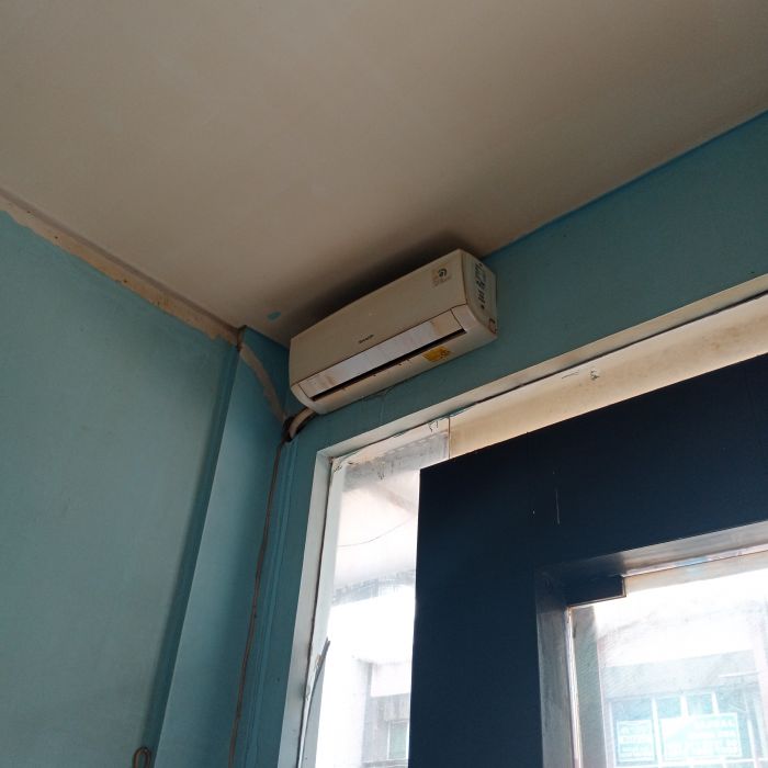 Service ac Sharp 2 PK masalah , AC Kurang Dingin . Perawatan Cuci AC (Pembersihan AC)