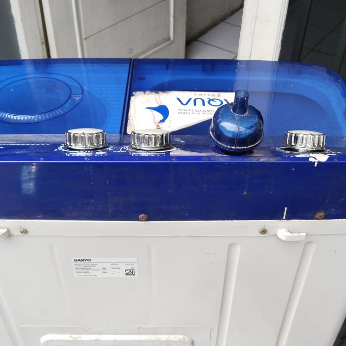 Service mesin cuci Sanyo SW-870XT masalah , Pengeringnya ga nyala ka