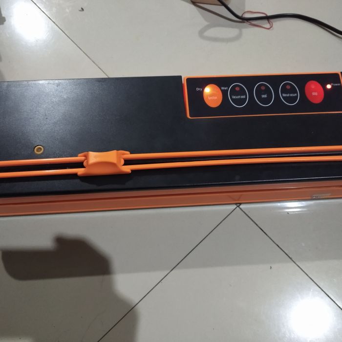 Service vacuum sealer Vacuum preservative macchine. Model sx-16B vacuum degree 50kp-70kp masalah , Vacuum sealer menyala namun tidak bisa memvakum kemasan