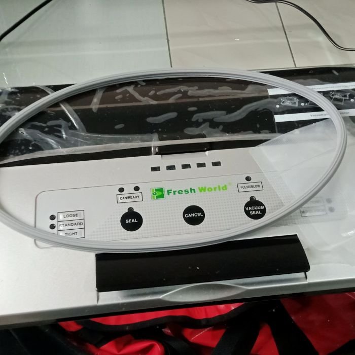 Service vacuum sealer Fresh world Model fw-3150 masalah Mesin cepat panas dan tidak bisa men vaccum Vacuum sealer menyala namun tidak bisa memvakum kemasan