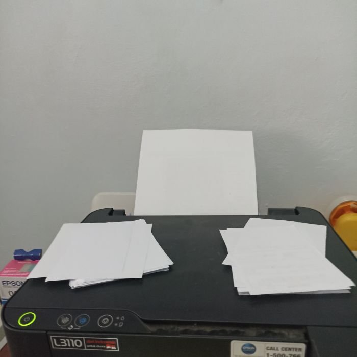 Service printer Epson l3110 L3110 masalah Kertas macet (paper jam)