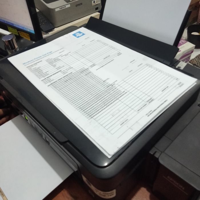 Service printer Epson L360 masalah Kertas macet (paper jam)