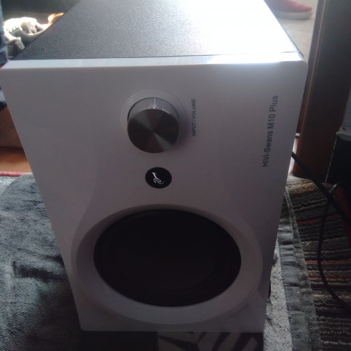 Service speaker Swans HiVi M10 Plus 2.1 M10 Plus 2.1 masalah , speker saya yang bassnya kalau suara tinggi agak kresek2. apakah bisa diperbaiki?