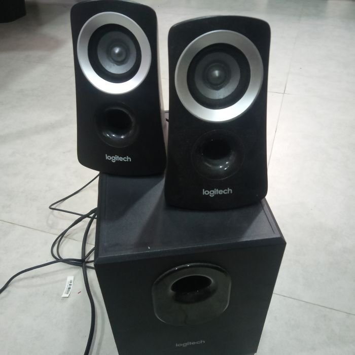 Service speaker Logitech logitech z313 masalah Speaker mati sebelahn