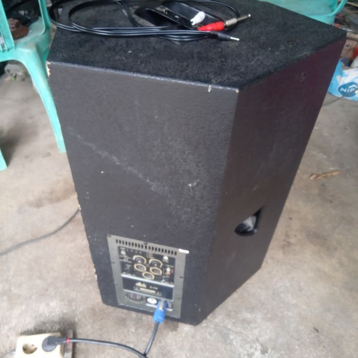 Service speaker DBK Q-15P masalah Speaker kresek-kresek ketika diputar