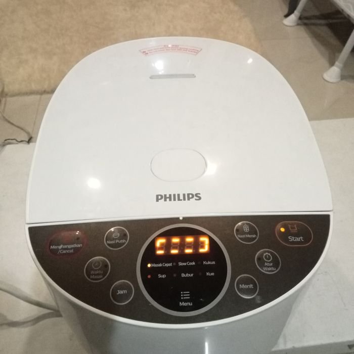 Service rice cooker philips HD4515/33 Fuzzy Logic Bakuhanseki masalah Rice cooker tidak bisa dinyalakan