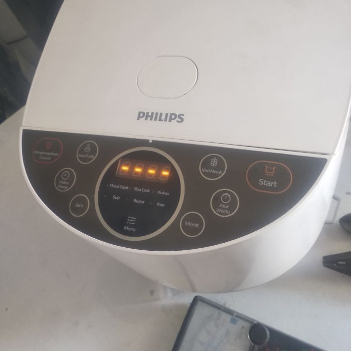 Service rice cooker philips Hd4515 masalah , Rice cooker tidak bisa dinyalakan