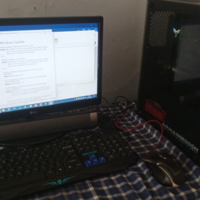 Service computer rakitan Rakitan masalah , Cpu tidak konek ke monitor