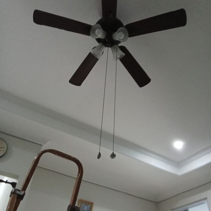 Service kipas angin Krisbow kipas angin gantung masalah mati total, Kipas angin mati total