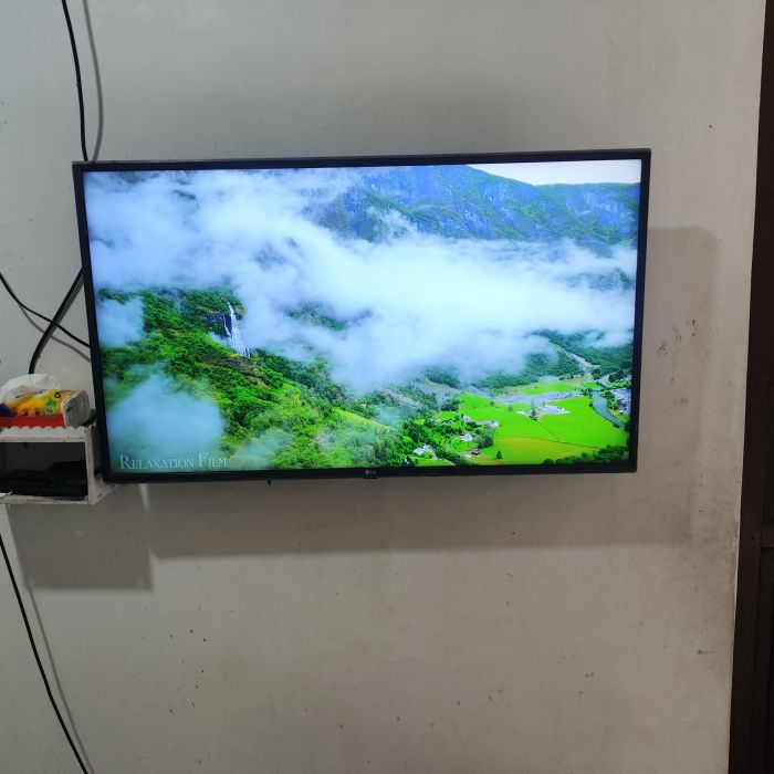 Service tv LG tidak tau masalah TV ada suara tapi tidak ada gambar, Cek dahulu saja (belum servis)
