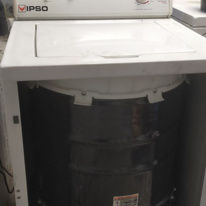 Service mesin cuci IPSO tidak tau masalah V-Belt nya sudah hancur harus di ganti baru, Mesin cuci mati total