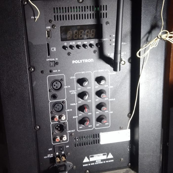 Service speaker Polytron Fast pro masalah Kalau di charger ga masuk, Cek dahulu saja (belum servis)