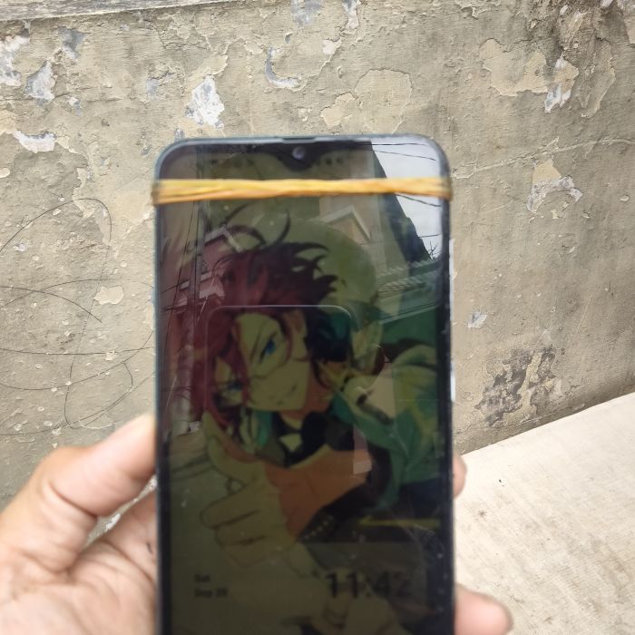 Service HP Android samsung Galaxy A50s masalah LCD jadi ungu dan hitam, layar tdk terlihat lagi, perlu ganti LCD, Layar LCD HP Bermasalah