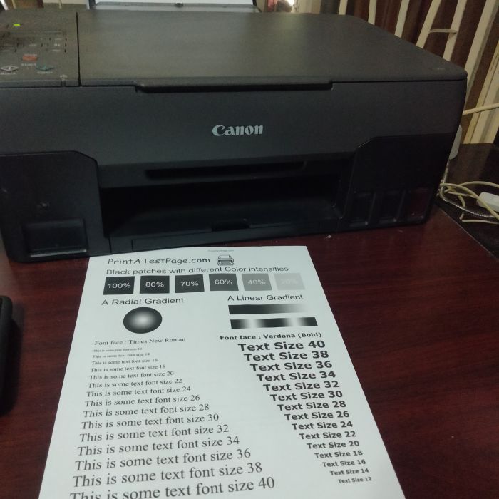 Service printer Canon tidak tau masalah ga bisa ngprint, Cek dahulu saja (belum servis)