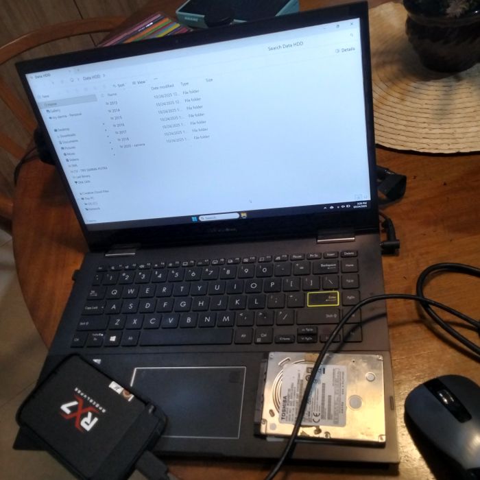 Service harddisk wd WDBBEPOO10BBK-01 masalah Tidak terbaca, ketika dicolok msh nyala di hardisk, Penyelamatan Data (Recovery Data) harddisk normal tidak sengaja Terformat